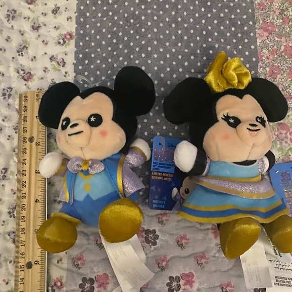 Walt Disney World 50th anniversary Mickey and Minnie mouse washables plushes ✨